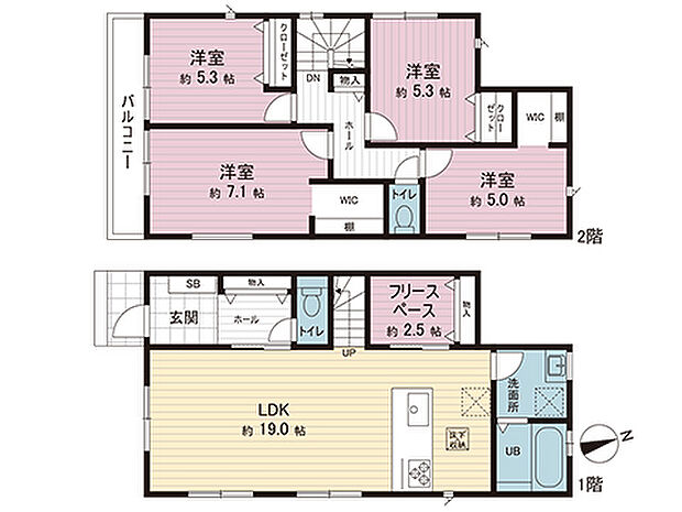 間取図です。図面と異なる場合は現況を優先させていただきます。