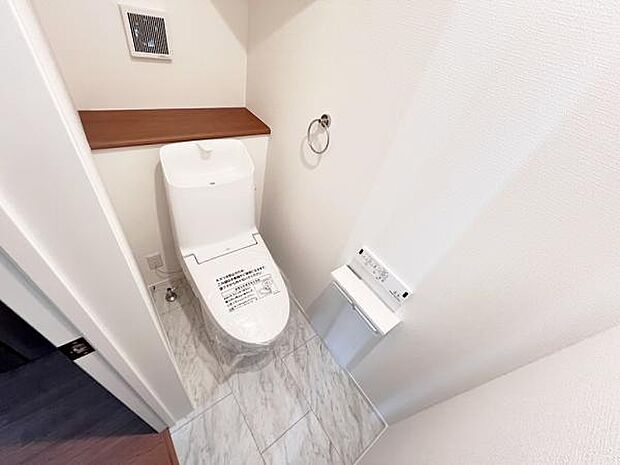 ほっと安らげるトイレ空間です。