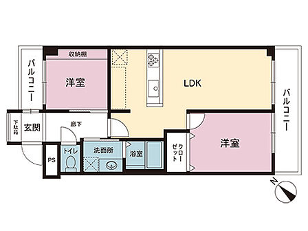 間取図です。図面と異なる場合は現況を優先させていただきます。