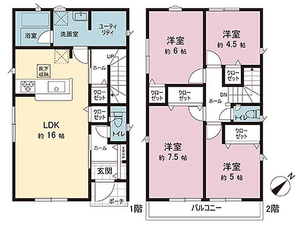 間取図です。図面と異なる場合は現況を優先させていただきます。