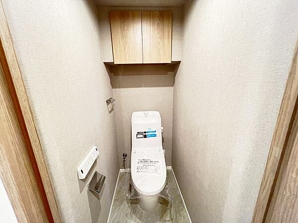 ほっと安らげるトイレ空間です。
