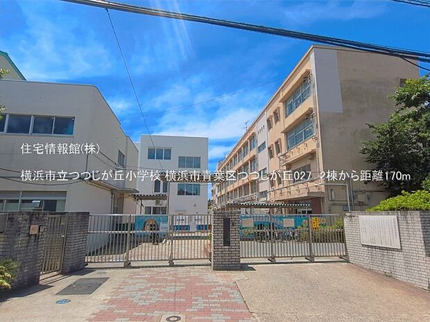 横浜市立つつじが丘小学校まで約170m(徒歩3分)