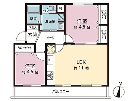 間取図です。図面と異なる場合は現況を優先させていただきます。