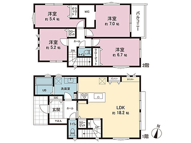間取図です。図面と異なる場合は現況を優先させていただきます。