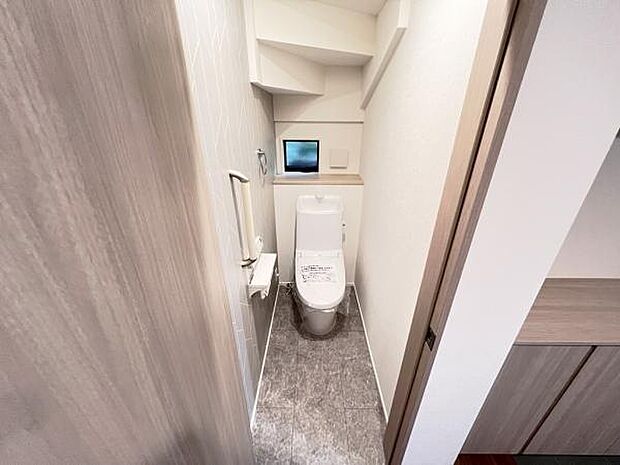 ほっと安らげるトイレ空間です。