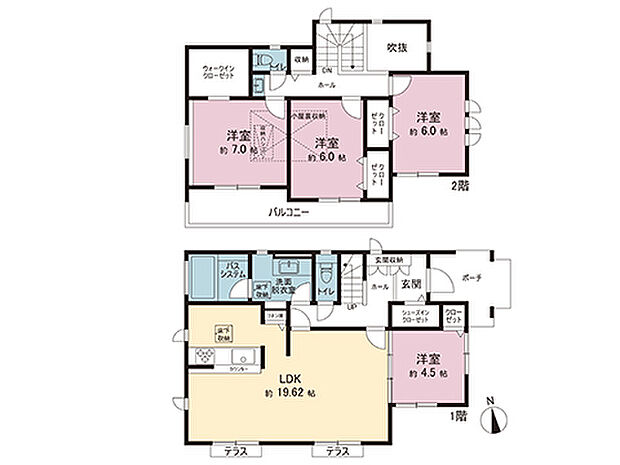 間取図です。図面と異なる場合は現況を優先させていただきます。