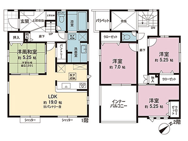 間取図です。図面と異なる場合は現況を優先させていただきます。