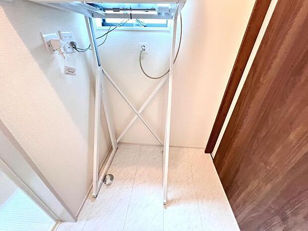 お天気を気にせずお洗濯ができ、室内干し可能です。