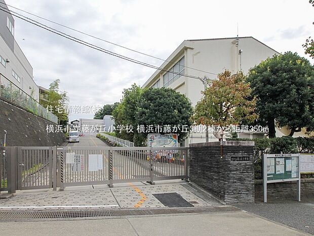 横浜市立藤が丘小学校まで約350m（徒歩5分）