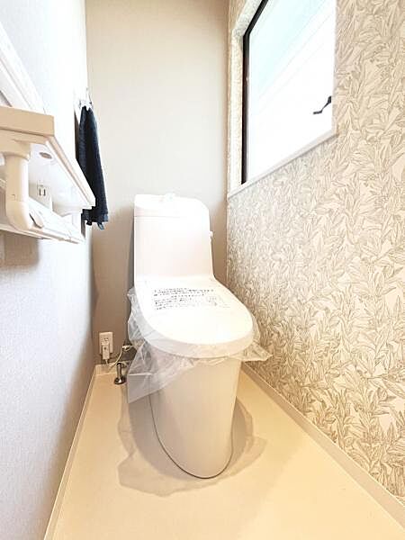 ほっと安らげるトイレ空間です。