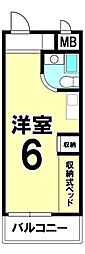 ラ・パルフェ・ド・プレオ ワンルームの間取図画像
