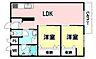間取り：15畳以上のLDKと洋室2部屋の2LDK。各居室に収納を備え、ゆとりある暮らしを支える間取りです。