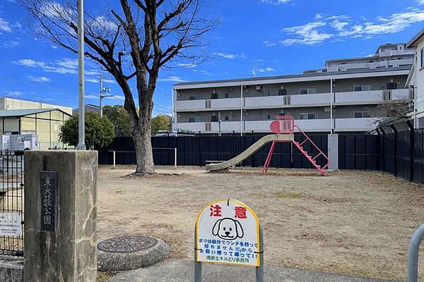 東大藪公園 200m