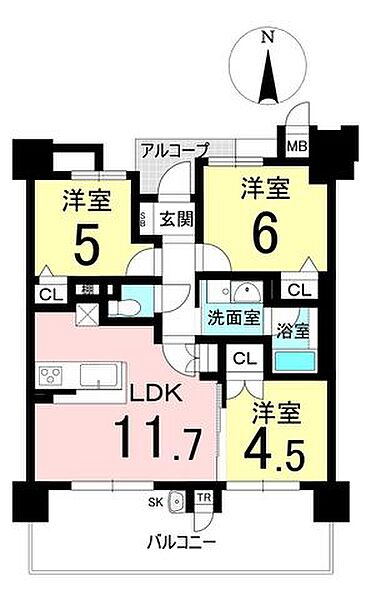 間取り：326000260487
