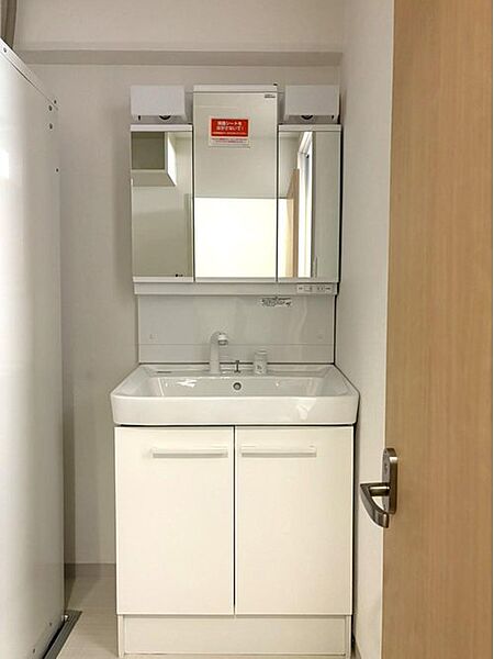 実用性の高い洗面スペース