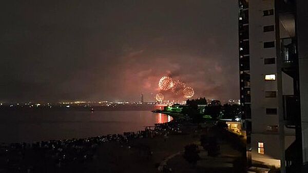 びわ湖花火大会バルコニーから一部鑑賞可◎