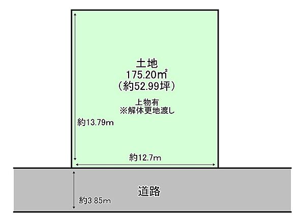 建築条件無し！お好きなハウスメーカーで建築可♪解体後更地渡し