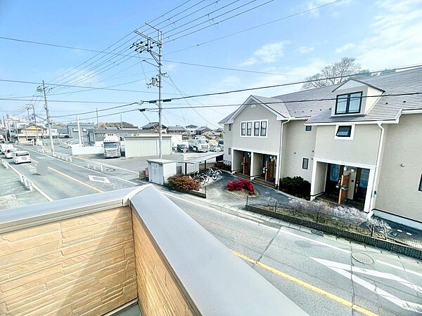 2階バルコニーからの眺望