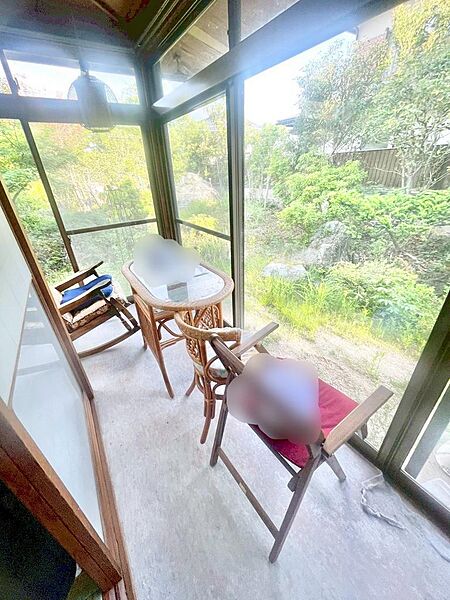 縁側からの眺望