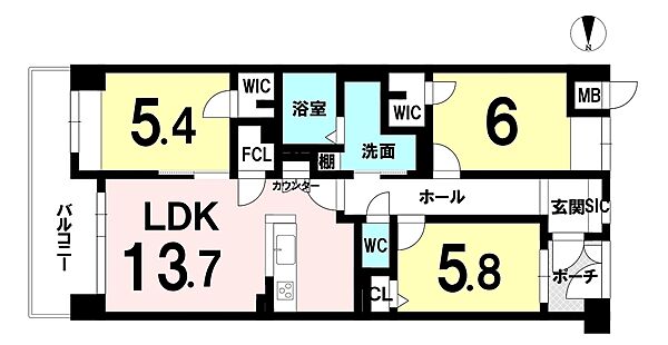 間取り：329000136489