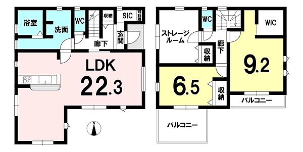 間取り：329000136334