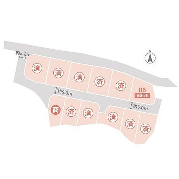 区画図(6号地)