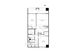 ファミールグラン銀座4丁目 2LDKの間取図画像
