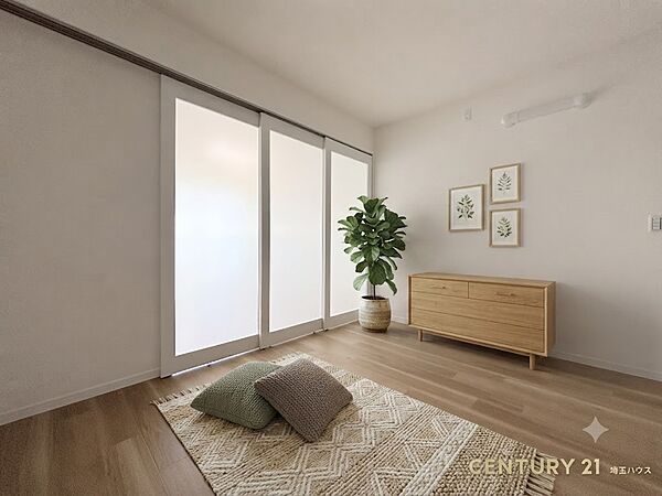 【洋室】シンプルで使いやすく暮らしに馴染む快適な洋室スペース※一部CG加工