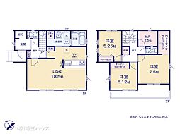 越谷市下間久里20期 新築戸建て 全1棟