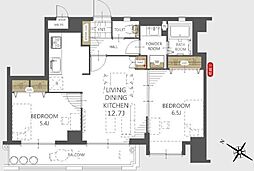 春日部ダイヤモンドマンション 2LDKの間取図画像