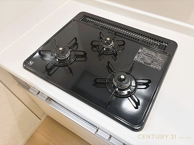 【設備】3口コンロだから、同時調理も自在!毎日の料理をもっとスマートに