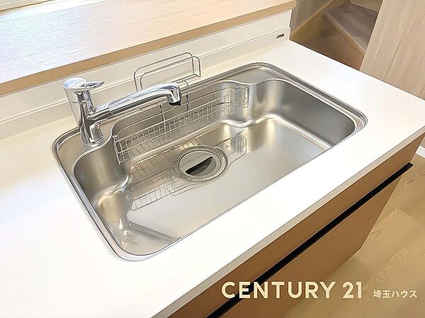 【設備】ゆとりのシンクでお料理も後片付けもスムーズに