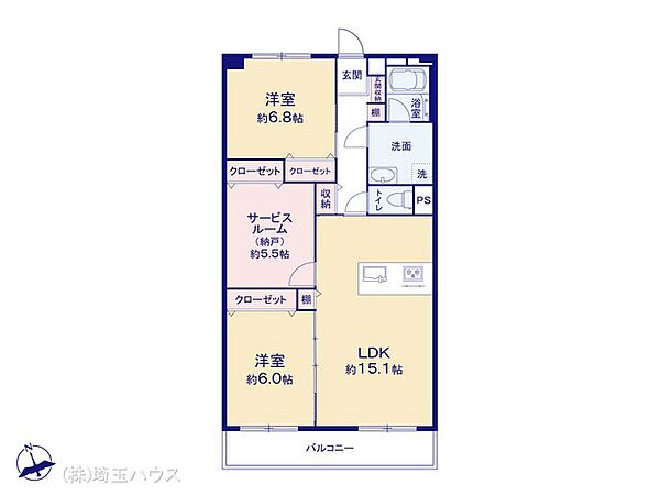 間取りを拡大表示