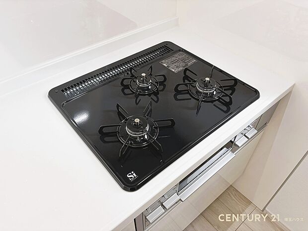【設備】3口コンロで料理上手に！同時調理で食卓を彩る毎日が実現します