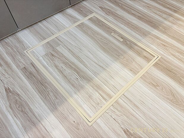 【設備】キッチン床下収納庫完備！普段使わないものをすっきり収納でき場所を有効活用できます
