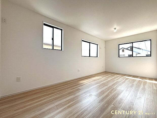 【洋室】広さも、使い方も、自由！2部屋に分けられるフレキシブルな洋室