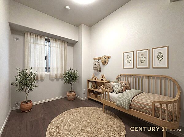 【洋室】家族の安心を支える子供部屋にもぴったりの洋室※一部CG加工