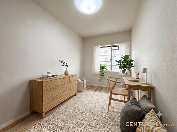 【洋室】明るく使いやすい洋室、収納付きで子ども部屋にもピッタリ※一部CG加工