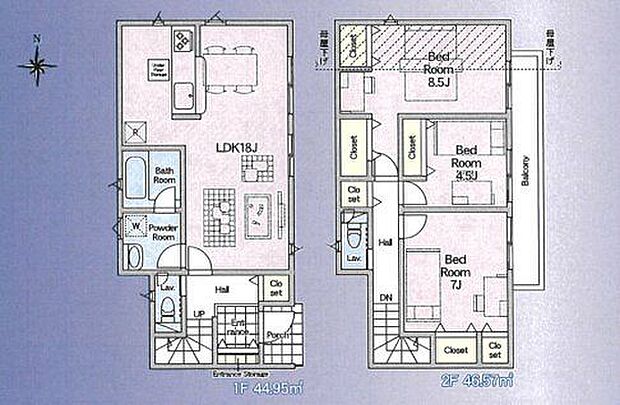新築戸建　町田市薬師台第1　全13区画　1号棟