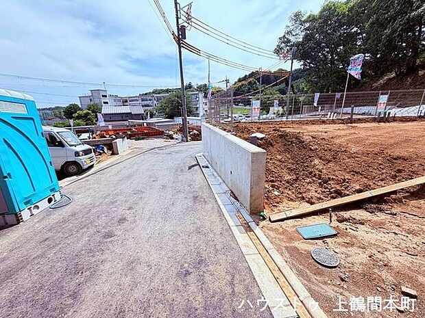 閑静な住宅街に広がるゆとりの土地
