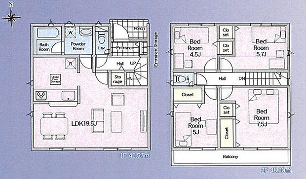 緑あふれる落ち着いた住環境と、毎日の暮らしに便利な施設が揃う町田市薬師台。暮らしやすさを考えた人気の3LDK間取り!