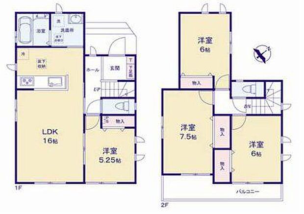 4LDKの広さを活かし、ライフスタイルに合わせた使い方が可能です