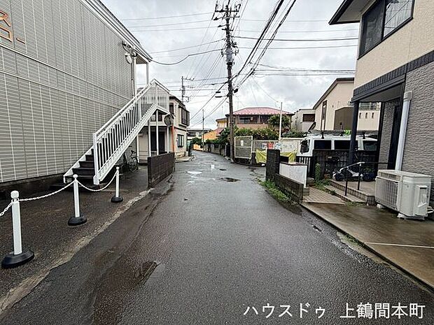 車通りも比較的少なく、小さなお子様のいるご家庭にもおすすめです。