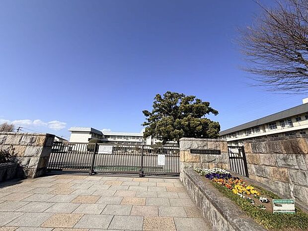 新磯小学校相模川沿いの新磯地区に位置し、自然豊かな環境にある小学校です。 480m