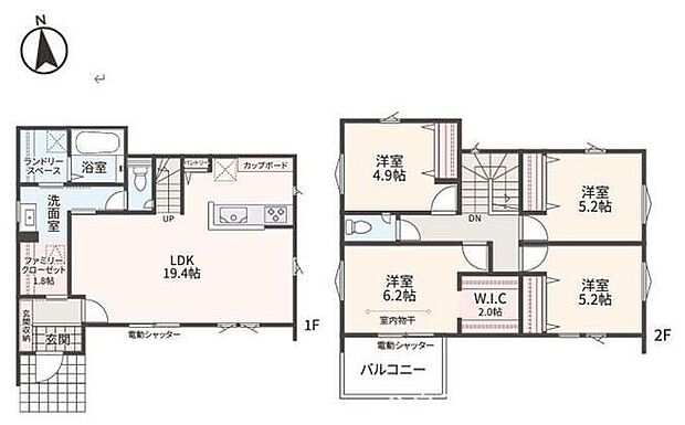 日々の生活動線に配慮した、機能的な設計です