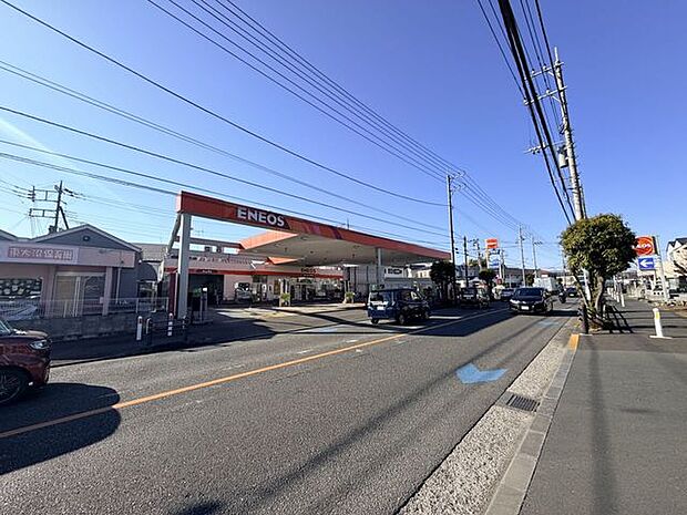 ENEOS セルフ北里東SS 390m
