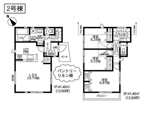 3LDKのシンプルで使いやすいプランで、家具配置もしやすい設計です