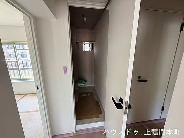 リフォーム中です。ここにトイレが設置されます。