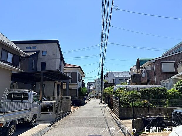 現地だからこそ伝わる、前面道路を含めた開放感をぜひご体感ください。