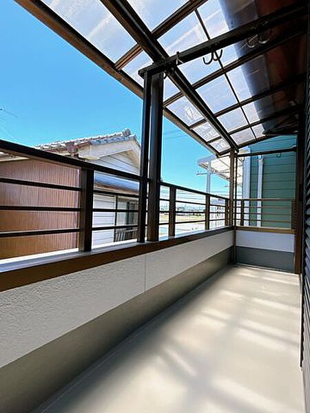 【リフォーム済】ベランダは塗装を行いました。